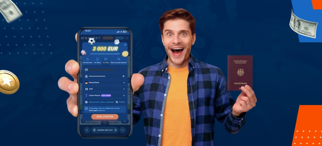 Identitätsprüfung des Spielers im Mostbet Casino